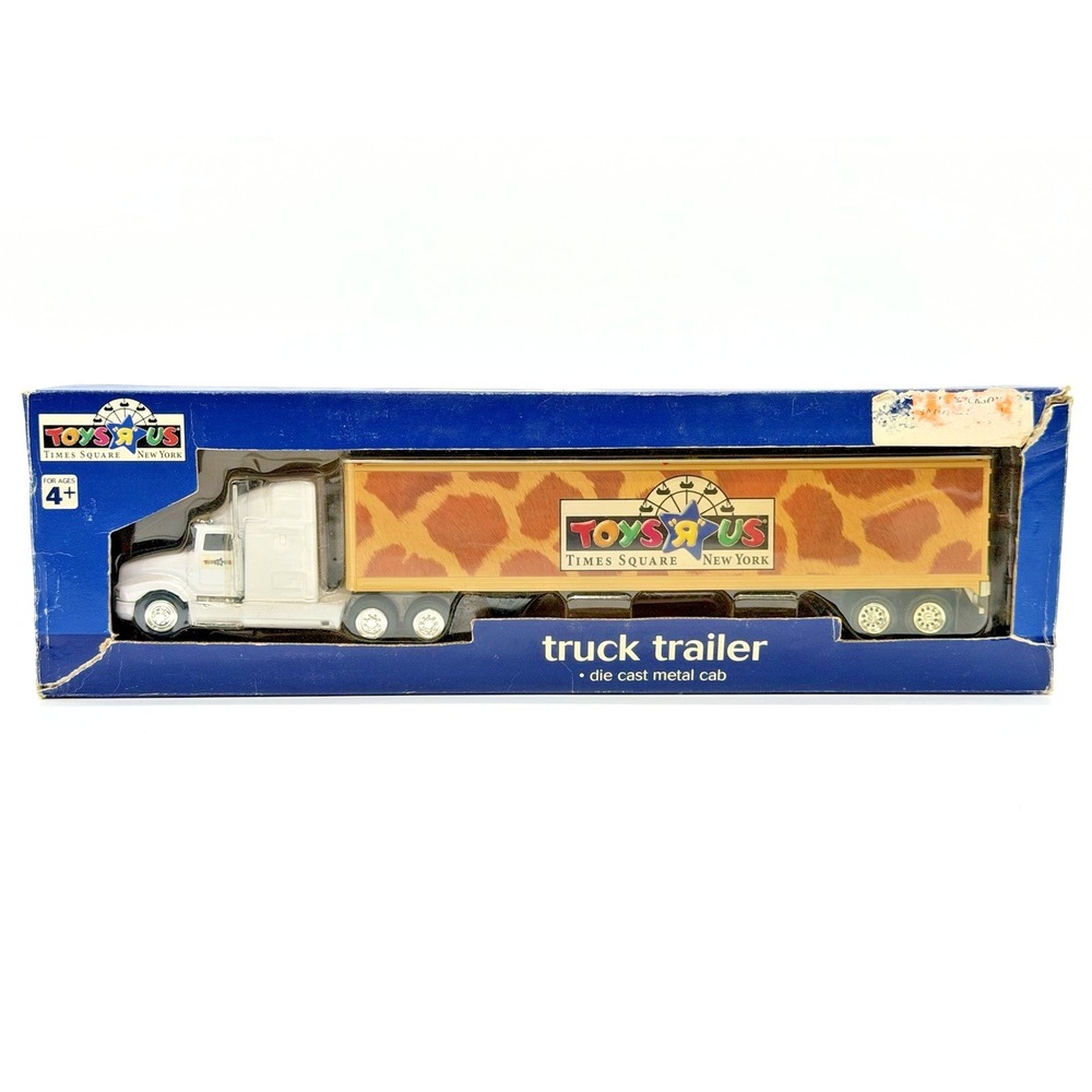 Toys R Us 90766 Vintage Times Square New York Geoffrey Semi Truck & Trailer RARE